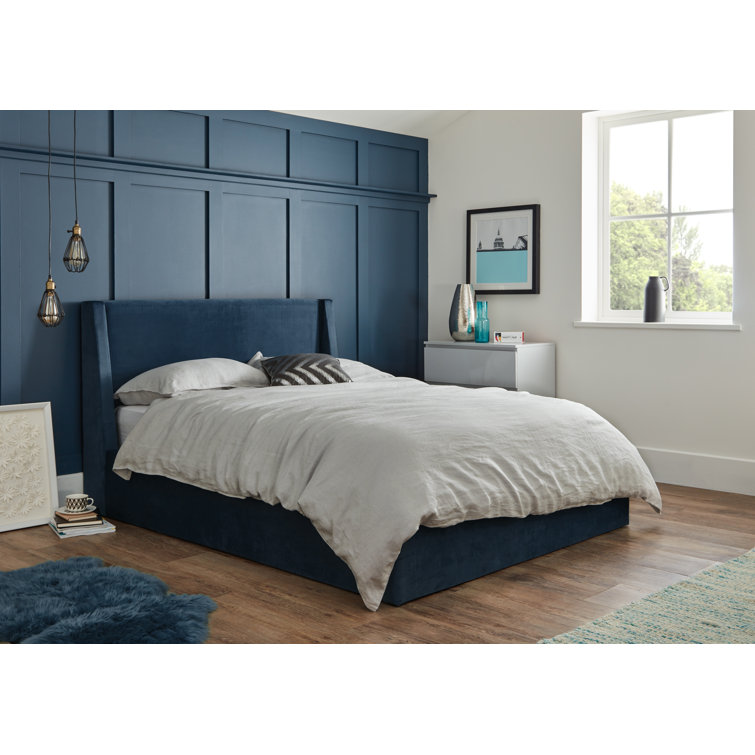 Canora Grey Abrew Upholstered Ottoman Bed Wayfair.co.uk